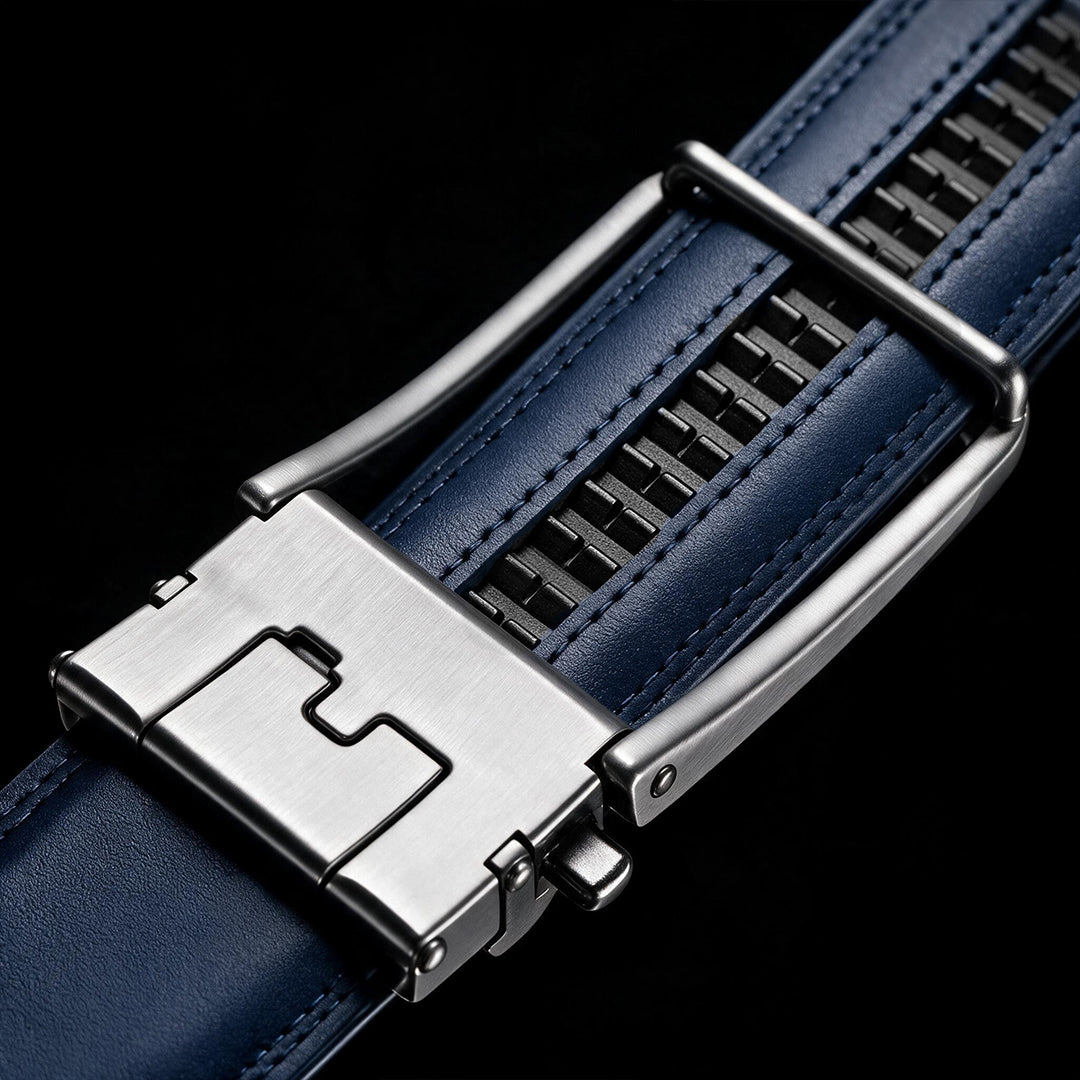 THE VEGAN BELT - BLAU